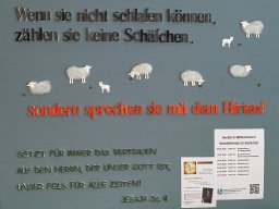 Unser Schaukasten vor der Kirche &raquo; 2020